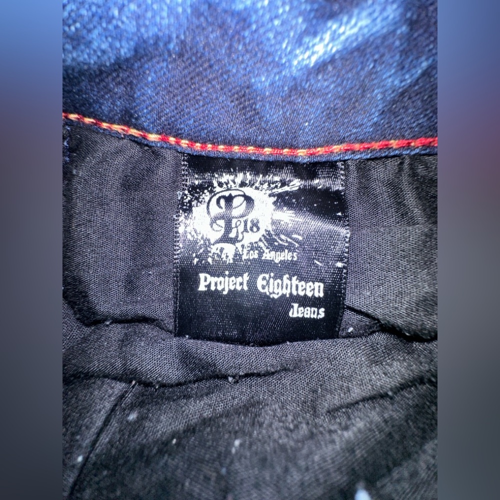 PROJECT 18 Los Angeles Vintage Skinny Blue Wash 👖 Jeans - Picture 11 of 13